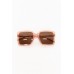 Ocean Drive Blush Square Sunglasses