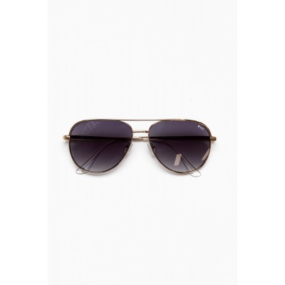 Carrie Gold Aviator Sunglasses