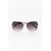 East Coast Silver Geometric Sunglasses