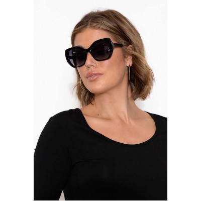 Ida Black Sunglasses