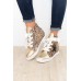 London Leopard Star Leather Sneaker