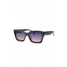 Onassis Contrast Navy Square Sunglasses